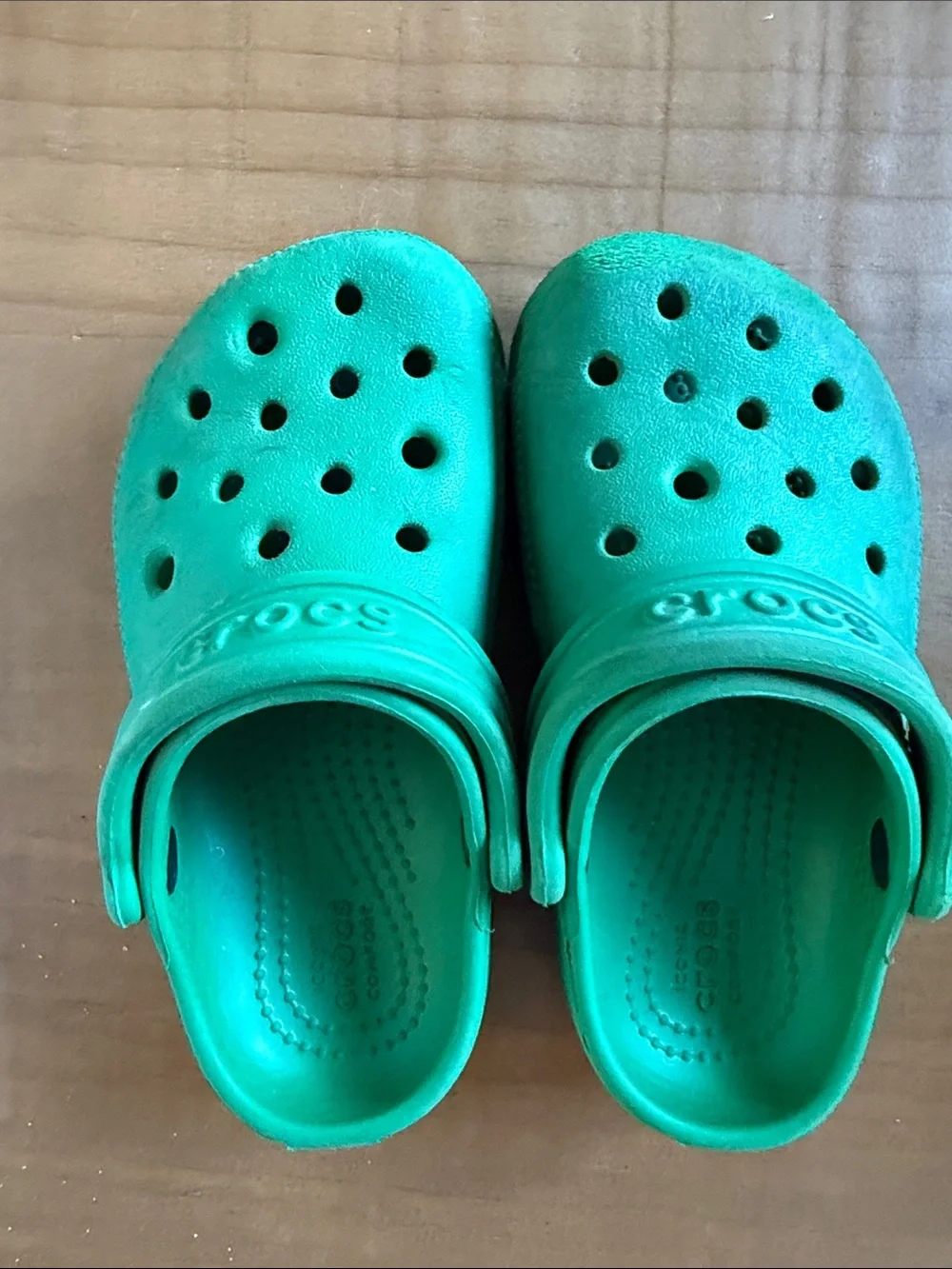 CROCS Kids Water Clogs in Bright Green